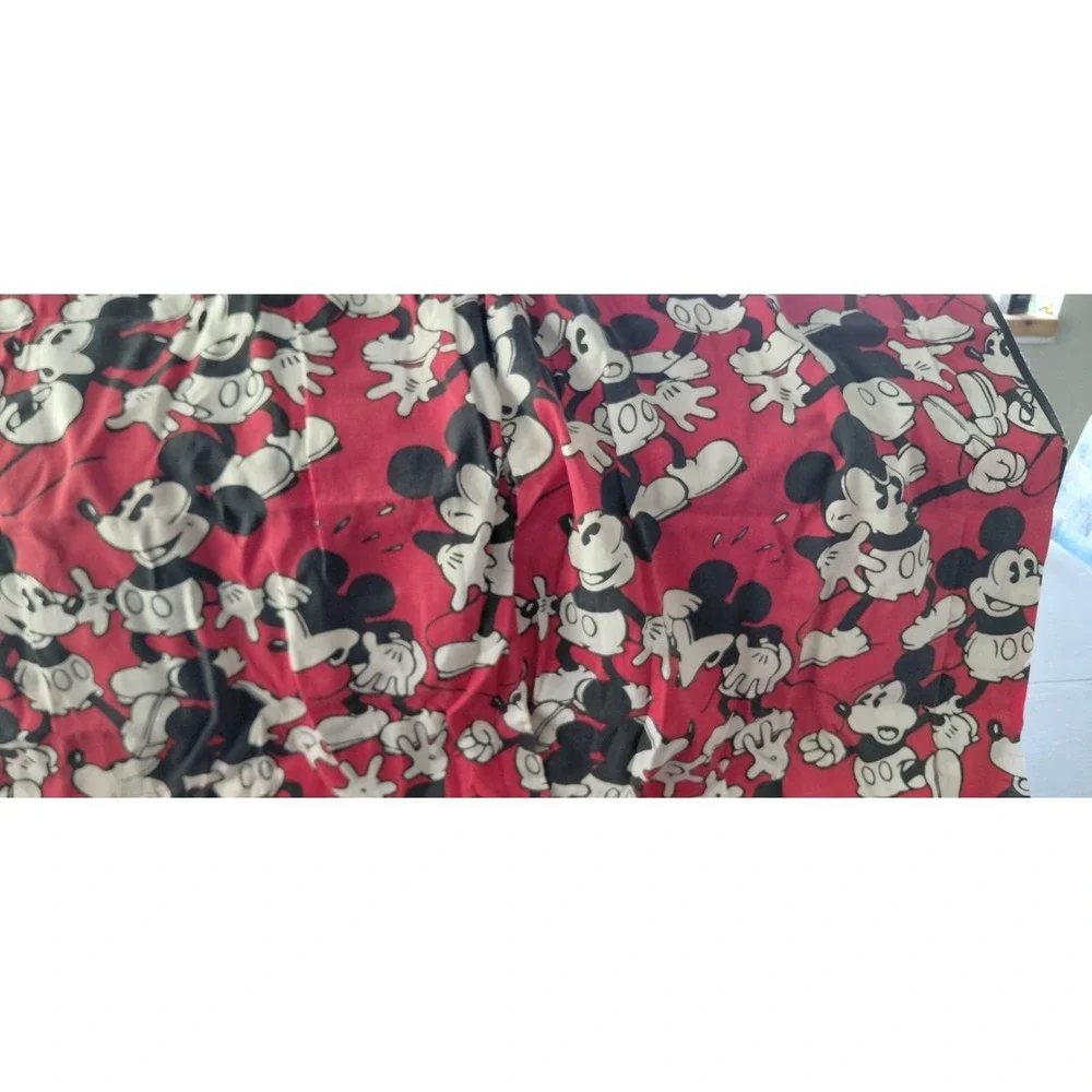 One Vintage 90s Disney Mickey Mouse Large Pillow Cover all-over repeating print